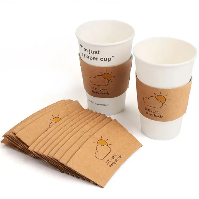 Paper Cup Sleeve from disposablesInc.com. The best import service in China. Import your disposable items from us.